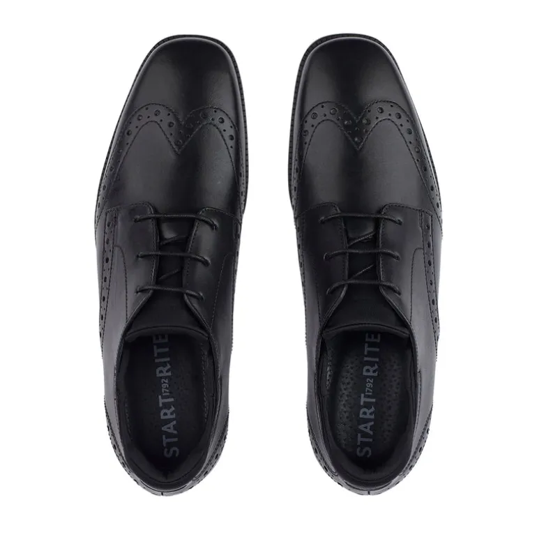 Start-Rite Tailor Lace Up School Shoes | Black