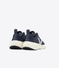 Veja Kids Trainers | Canary Elastic Laces | Nautico Oxford Grey