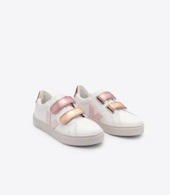 Veja Kids Trainers | Esplar Velcro | White Petale Venus