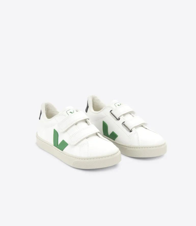 Veja Kids Trainers | Esplar velcro Fured | Emeraude