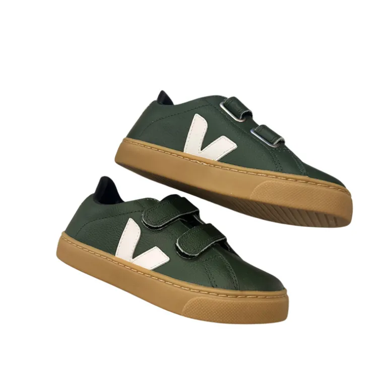 Veja Kids Trainers | Esplar Velcro | Cyprus White