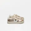 Veja Kids Trainers | Small Esplar Platine | Gold