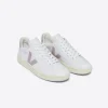 Veja Women’s Trainers | V-12 Leather | Extra-White_Babe