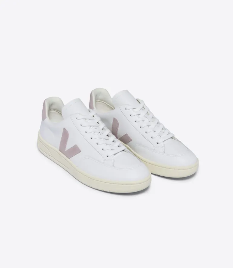 Veja Women’s Trainers | V-12 Leather | Extra-White_Babe