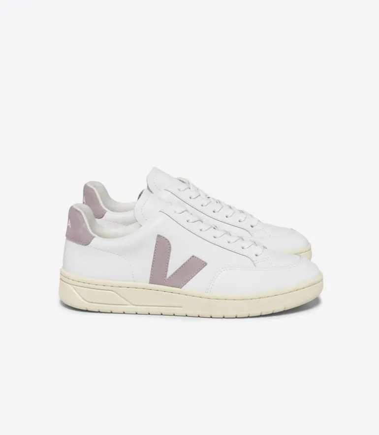 Veja Women’s Trainers | V-12 Leather | Extra-White_Babe