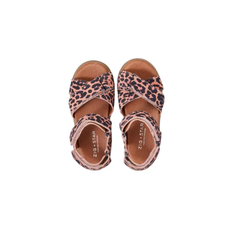Zig and Star Sandals | Infant Rae | Pink Animal