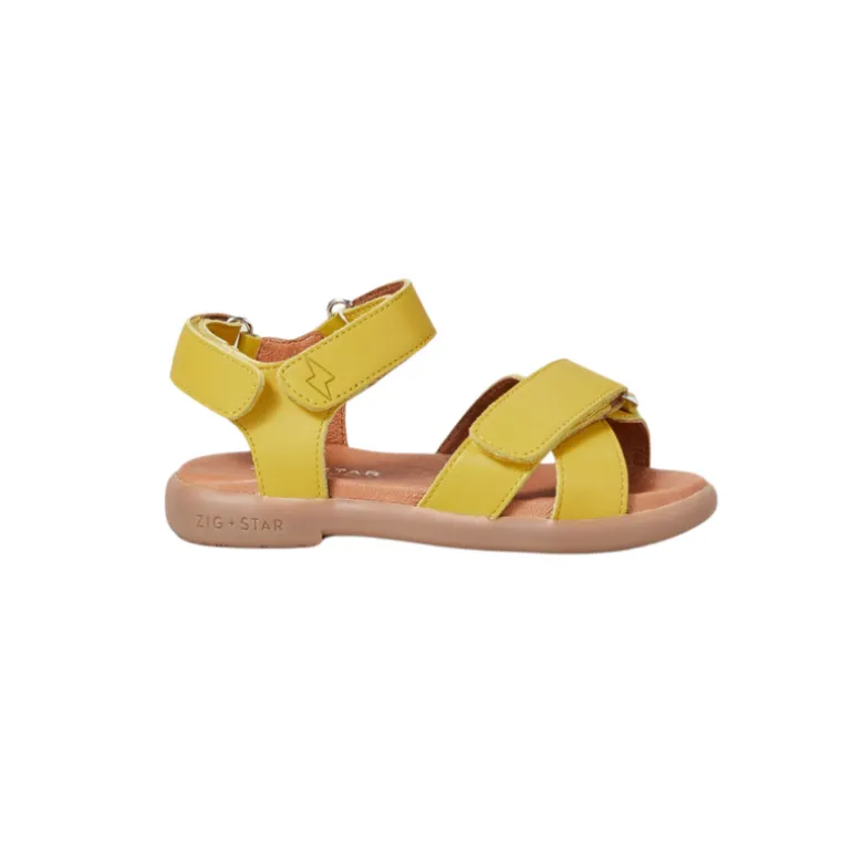 Zig and Star Sandals | Junior Rae | Yellow